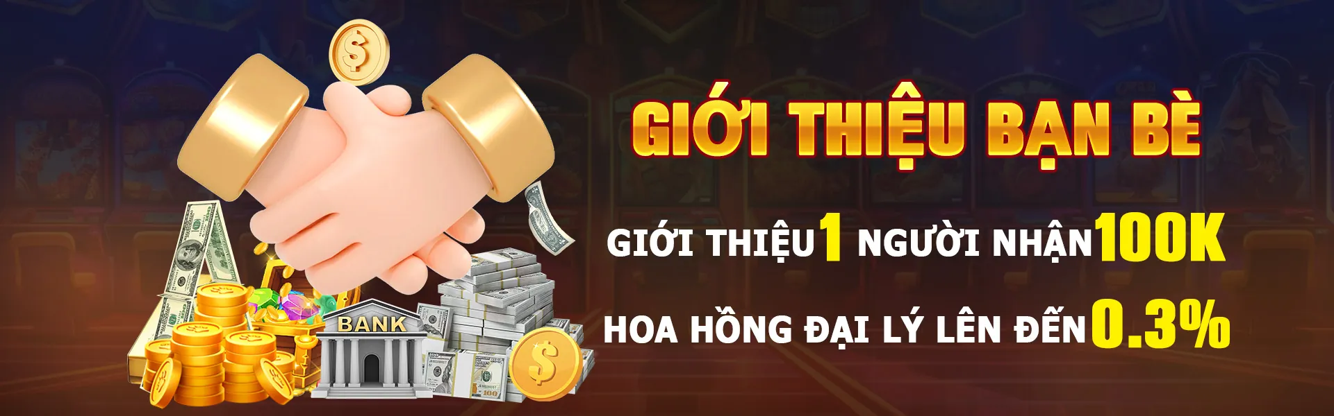 Hình ảnh chương trình giới thiệu bạn bè nhận hoa hồng tại iwin club